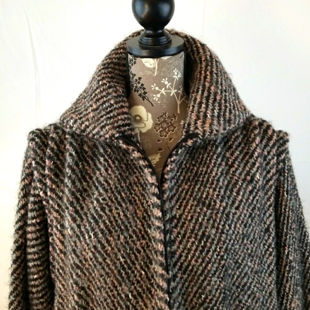 Vintage Wool Sweater Coat